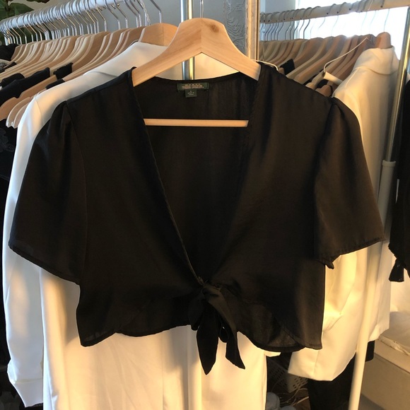 wild fable Tops - Satin Crop Top